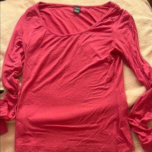 hot pink top!